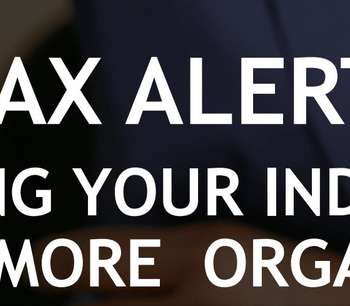 TAX ALERT: MAKING YOUR INDIRECT TAXES MORE ORGANISED